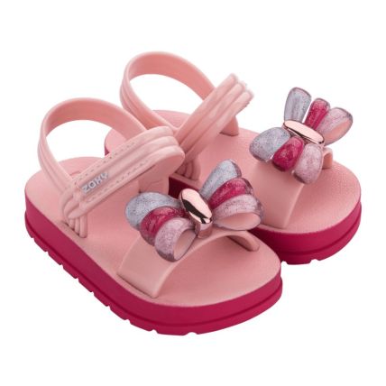 Sandália Baby Zaxynina Pirulito - 18628 - Rosa Doce Claro - Atacado
