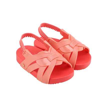 Chinelo Slide Baby Zaxynina Passatempo - 18642 - Laranja Salmao - Atacado