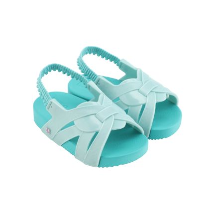 Chinelo Slide Baby Zaxynina Passatempo - 18642 - Verde Turquesa Claro - Atacado