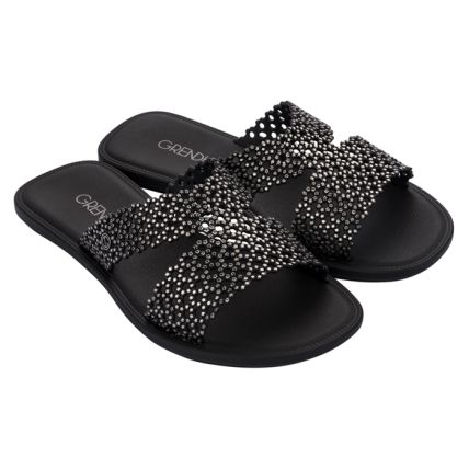 Rasteira Feminina Grendha Buriti - 18673 - Preto - Atacado