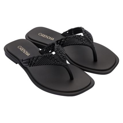 Rasteira Feminina Grendha+ - 18684 - Preto - Atacado