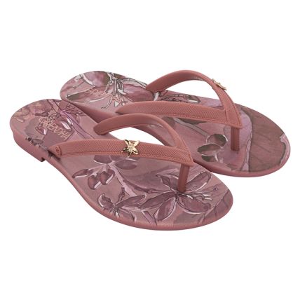 Rasteira Feminina Grendha Cacau Cafe - 18691 - Nude Blush/nude Escuro - Atacado
