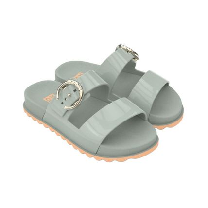 Sandália Zaxy Fun Slide Infantil - 18755 - Verde Militar Claro - Atacado