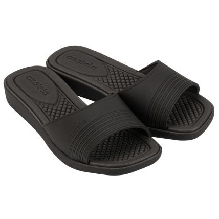 Tamanco Feminino Azaleia Andreia Comfy Slim - 18788 - Prata Escuro - Atacado