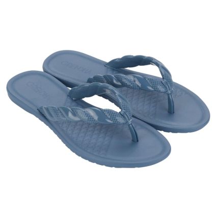 Rasteira Feminina Grendha Todo Dia Bem - 18838 - Azul Jeans - Atacado