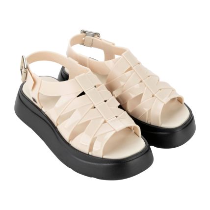 Sandália Feminina Zaxy Change - 18857 - Off White Medio - Atacado