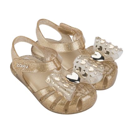 Sandália Baby Zaxynina Preciosa - 18862 - Dourado - Atacado