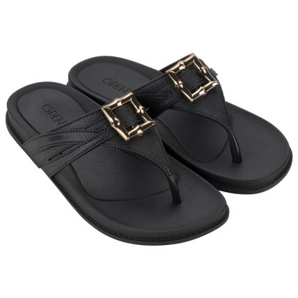 Chinelo Feminino Grendha Abraçar - 18871 - Preto - Atacado