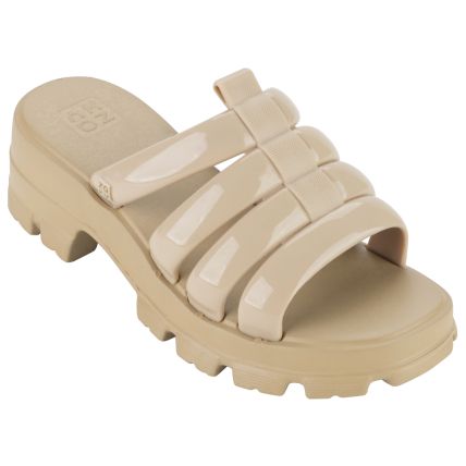 Tamanco Feminino Zaxy Power Up - 18888 - Bege Claro - Atacado