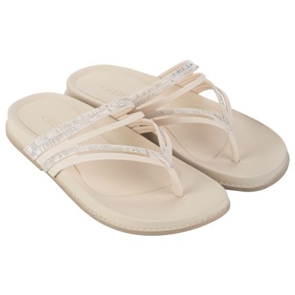 Chinelo Feminino Grendha Beleza - 18897 - Off White - Atacado