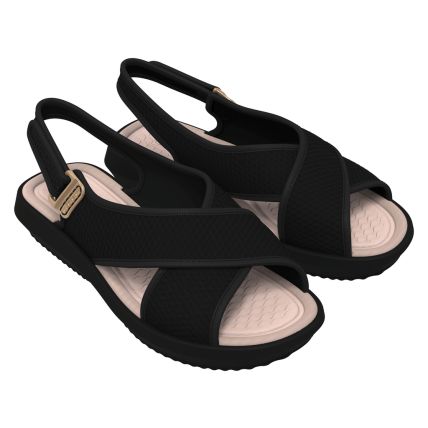 Papete Feminina Azaleia Claudia Soft Comfy - 18904 - Preto - Atacado