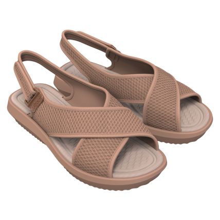 Papete Feminina Azaleia Claudia Soft Comfy - 18904 - Marrom Make - Atacado