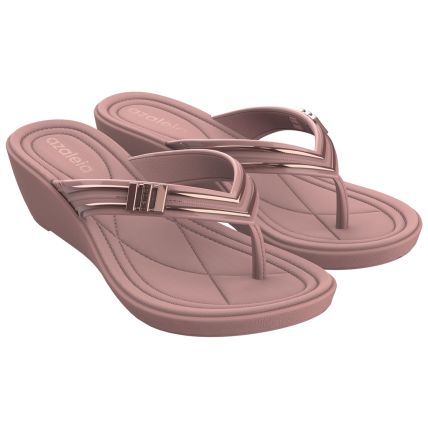 Tamanco Feminino Azaleia Mariana Soft Slim - 18905 - Nude Medio - Atacado
