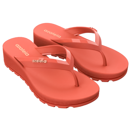 Tamanco Feminino Azaleia Fabi Light Line - 18908 - Vermelho Acerola - Atacado