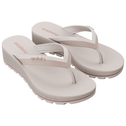 Tamanco Feminino Azaleia Fabi Light Line - 18908 - Off White Medio - Atacado