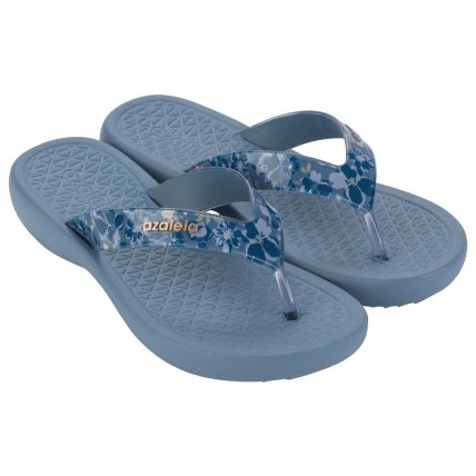 Tamanco Feminino Azaleia Liza - 18910 - Azul Jeans Medio - Atacado