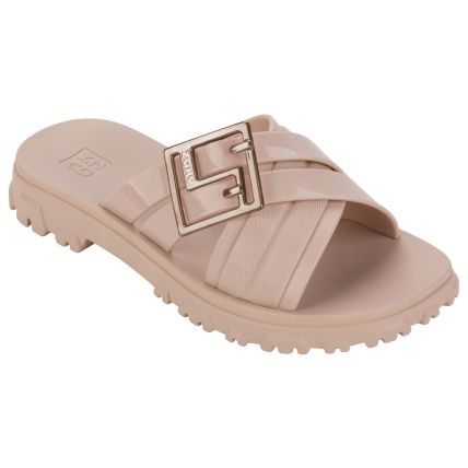 Chinelo Slide Feminino Zaxy Bliss - 18920 - Nude Claro - Atacado