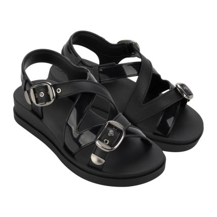 Sandalia Feminina Zaxy West - 18923 - Preto - Atacado
