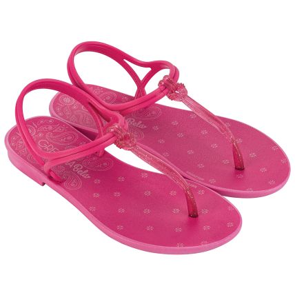 Sandália Infantil Grendha Bela Cacau Delicadeza - 18940 - Rosa Dalia Glitter - Atacado