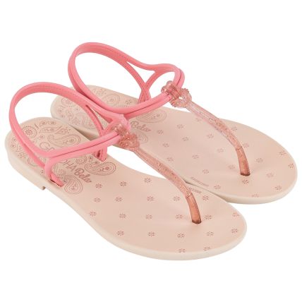 Sandália Infantil Grendha Bela Cacau Delicadeza - 18940 - Rosa Doce Glitter - Atacado
