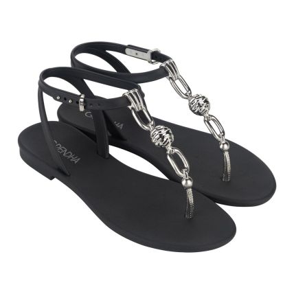 Sandalia Feminina Grendha Luxo - 18946 - Preto - Atacado