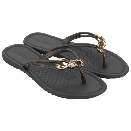 Rasteira Feminina Grendha Ideal - 19000 - Preto - Atacado