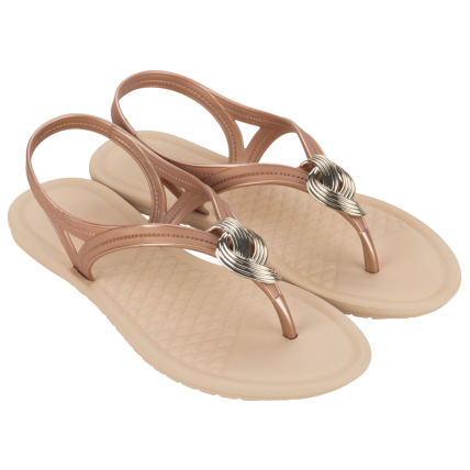 Sandalia Feminina Grendha Afago - 19003 - Rose - Atacado