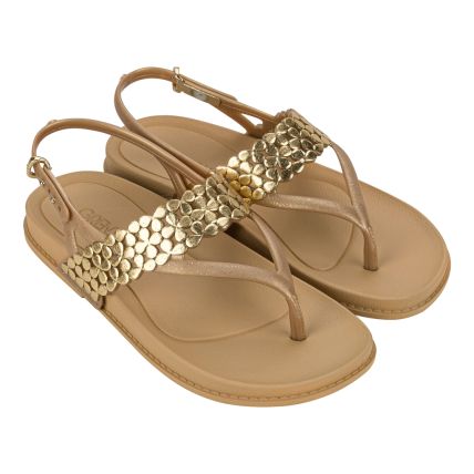 Sandalia Feminina Grendha Luz - 19004 - Dourado - Atacado