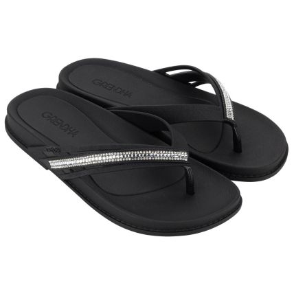 Chinelo Feminino Grendha Luar - 19046 - Preto - Atacado