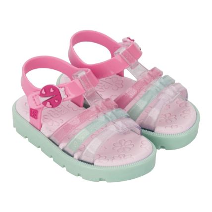 Sandalia Baby Zaxynina Joaninha - 19061 - Rosa Chiclete - Atacado