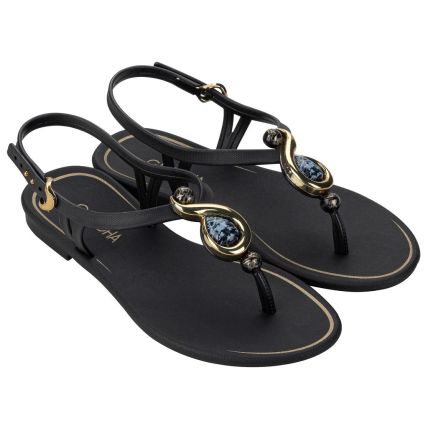 Sandalia Feminina Grendha Harmonia - 19084 - Preto - Atacado