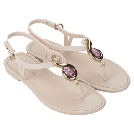 Sandalia Feminina Grendha Harmonia - 19084 - Off White - Atacado