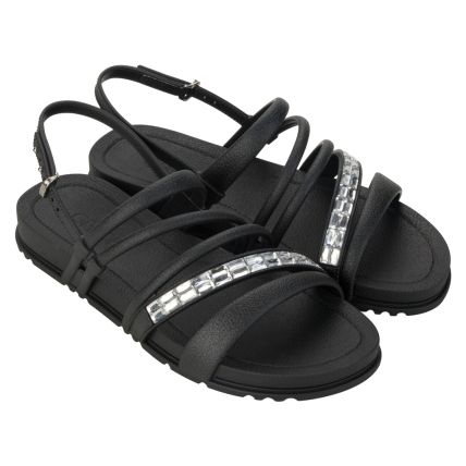 Chinelo Sandalia Feminino Grendha Acolher - 19085 - Preto - Atacado