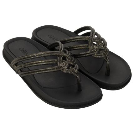 Rasteira Feminina Grendha Hera - 19088 - Preto - Atacado