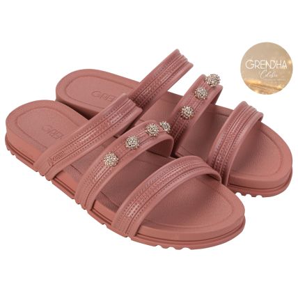 Rasteira Feminina Grendha Celebrar - 19137 - Nude Blush - Atacado