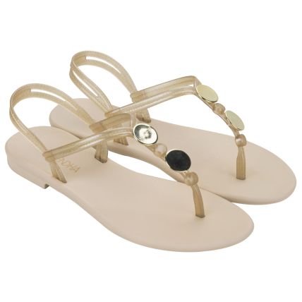 Sandalia Feminina Grendha Acordes - 19144 - Off White - Atacado