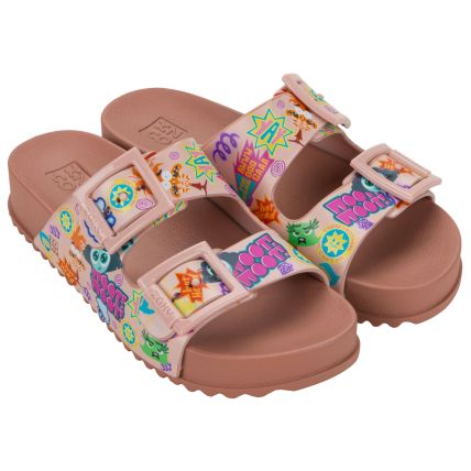 Tamanco Feminino Zaxy Disney Partner - 19149 - Nude Claro Divertidamente - Atacado