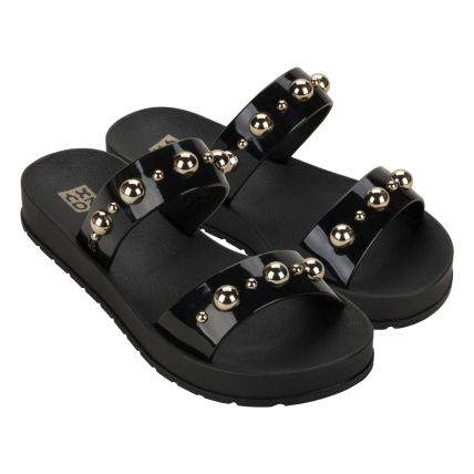 Chinelo Slide Feminino Zaxy Rise - 19151 - Preto - Atacado