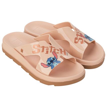 Chinelo Slide Feminino Zaxy Disney Daily - 19169 - Terroso Claro - Atacado