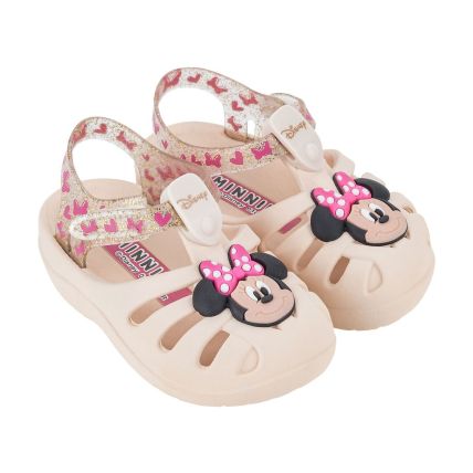 Sandalia Baby Disney Magic - 22303 - Bege Glitter - Atacado