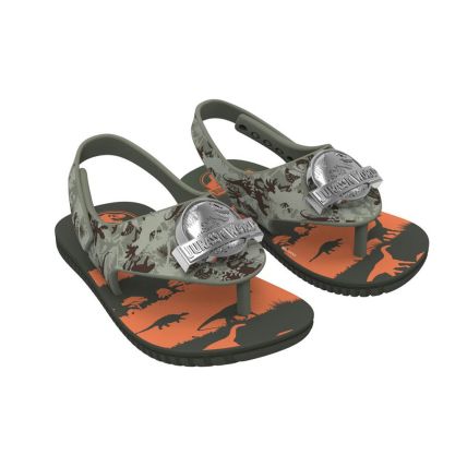 Assandalhado Baby Jurassic Park Forest - 22574 - Verde/verde/laranja - Atacado