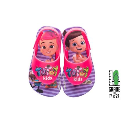 Assandalhado Baby Totoykids Fun - 22577 - Lilas/rosa - Atacado