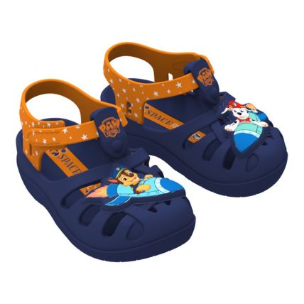 Sandália Baby Patrulha Canina Space - 22710 - Azul/laranja - Atacado