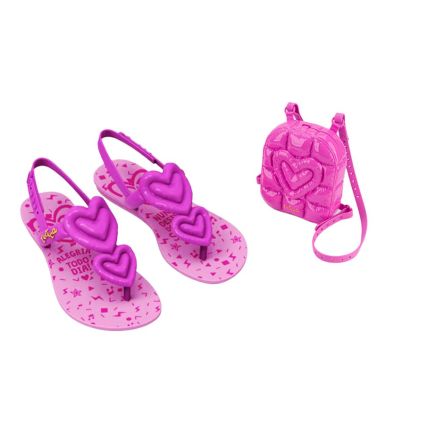 Sandália Luluca Bubble Bag - 22744 - Rosa/rosa - Atacado