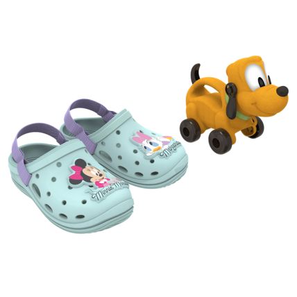 Babuche Baby Disney Pluto - 22745 - Verde/lilas - Atacado