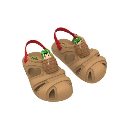 Sandalia Baby Chaves Barril - 22793 - Bege/marrom - Atacado