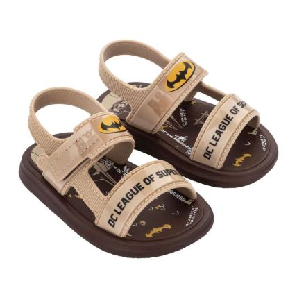 Sandália Baby Super Pets League - 22800 - Marrom/Bege - Atacado
