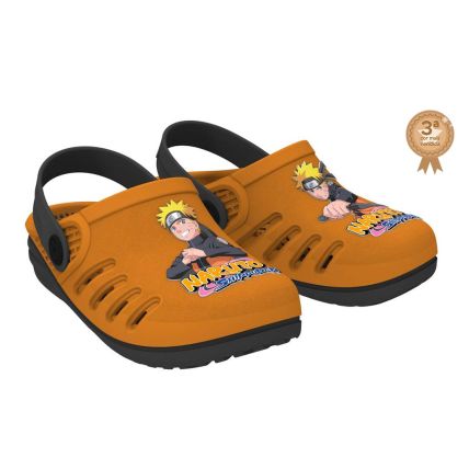 Babuche Infantil Naruto Fun Jutsu - 22848 - Laranja/cinza - Atacado