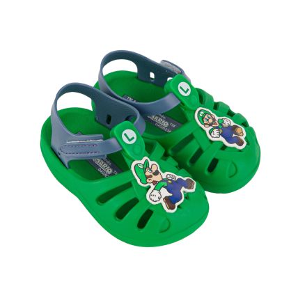 Babuch Baby Super Mario Brothers - 22964 - Verde/Azul - Atacado