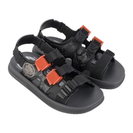 Sandalia Infantil Marvel New Age - 23008 - Grafite/preto - Atacado